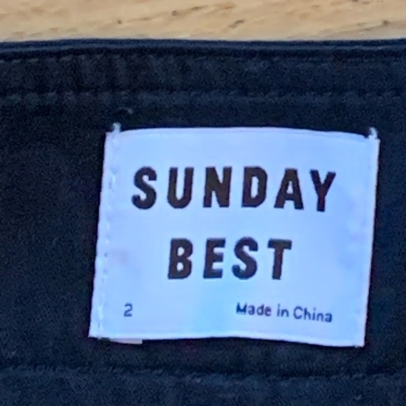 SUNDAY BEST Pleated Tennis Skort, Colour Black, Size 2 - Picture 3 of 3